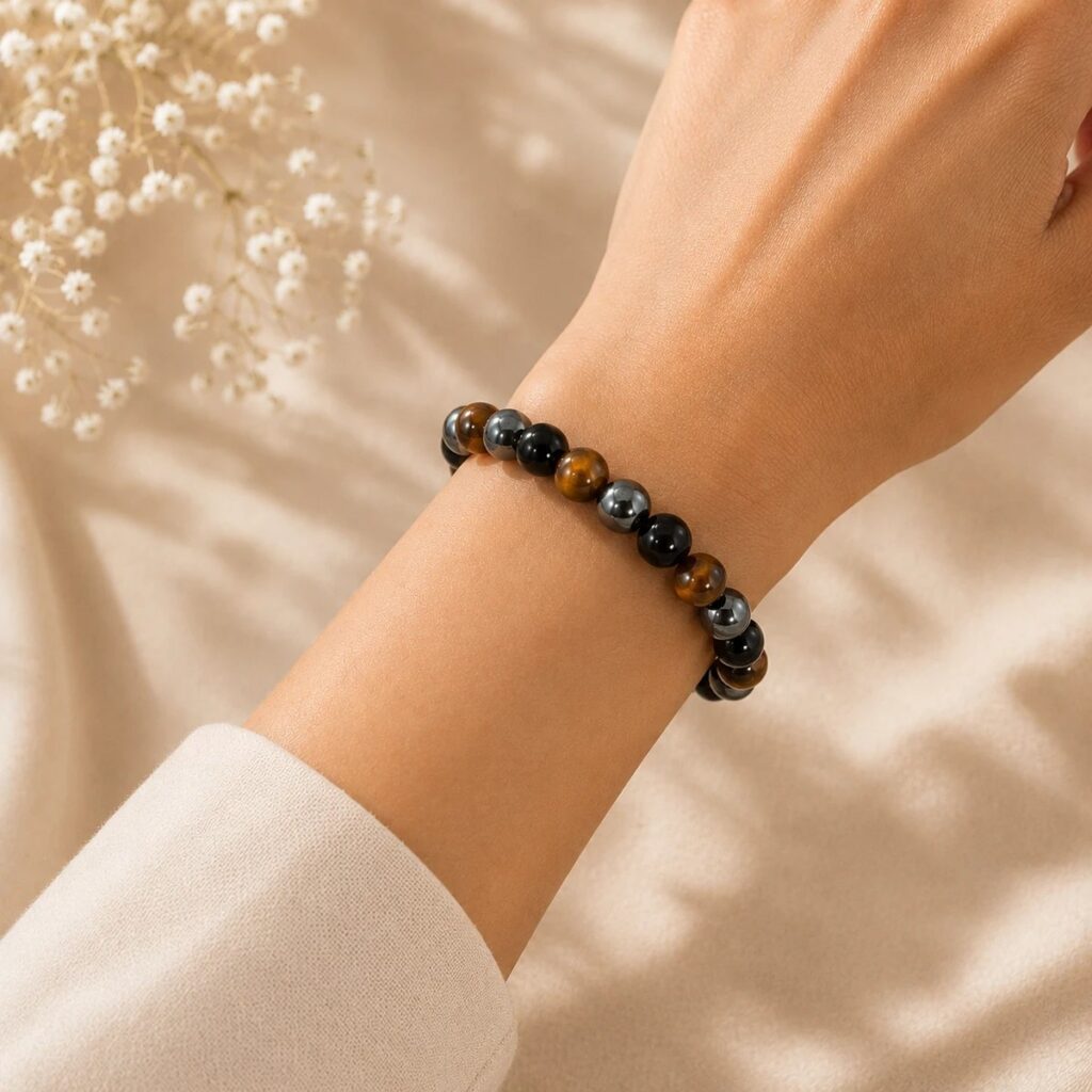 Triple Protection (Tiger's Eye, Hematite, Black Tourmaline) – image 1
