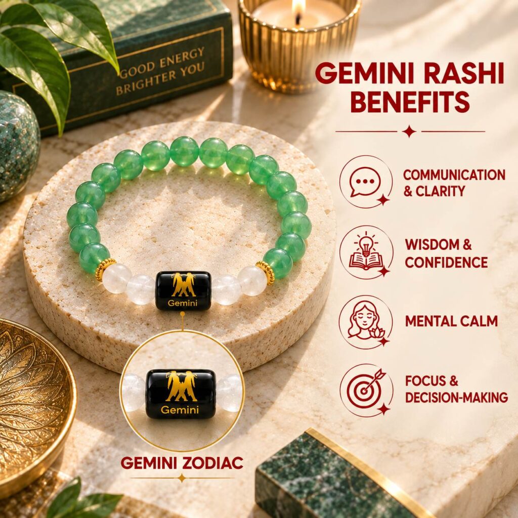 Gemini Zodiac Bracelet (मिथुन राशि) – image 2
