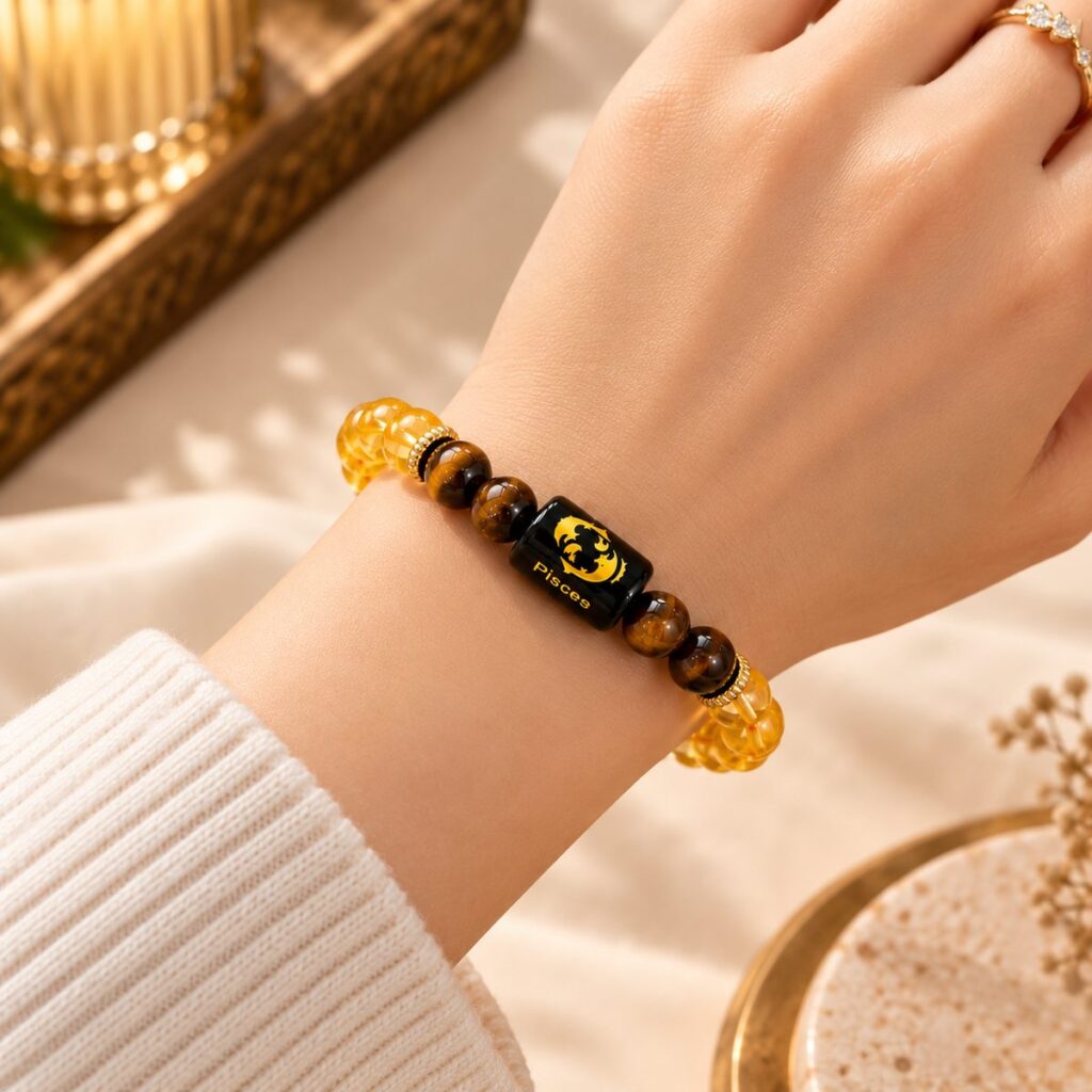 Pisces Zodiac Bracelet (मीन राशि) – image 1
