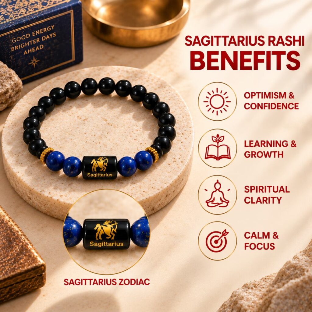 Sagittarius Zodiac Bracelet (धनु राशि) – image 2