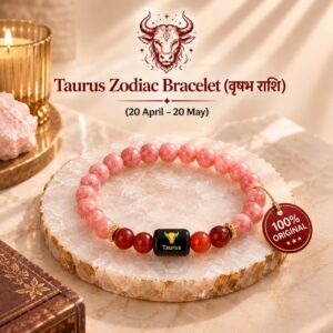 Taurus Zodiac Bracelet (वृषभ राशि)