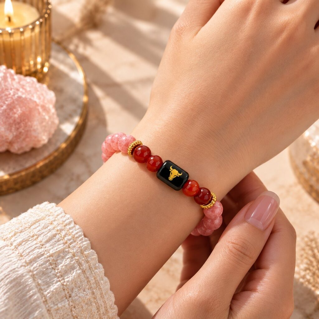 Taurus Zodiac Bracelet (वृषभ राशि) – image 1