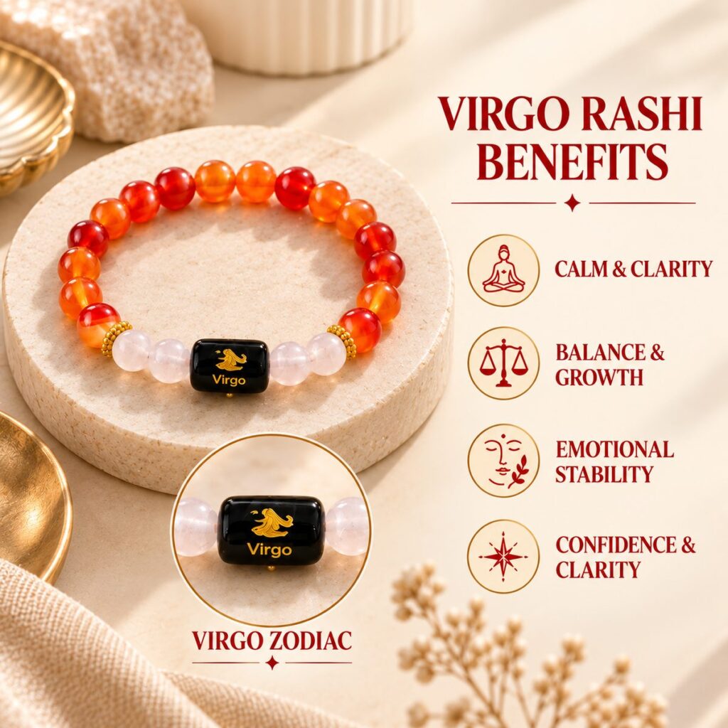Virgo Zodiac Bracelet (कन्या राशि) – image 2